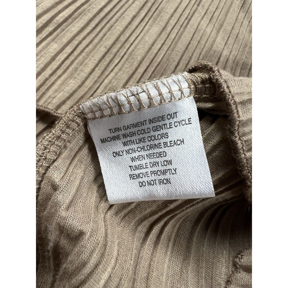 French Laundry Top Womens Large‎ Brown Sleeveless Button Up Lace Polyester - Picture 10 of 10